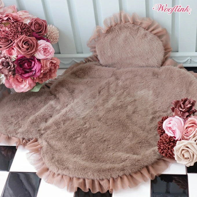 ウーフリンク WOOFLINK TEDDY FLOOR MATTRESS FUR【小型犬 犬用 マット ラグ セレブ】