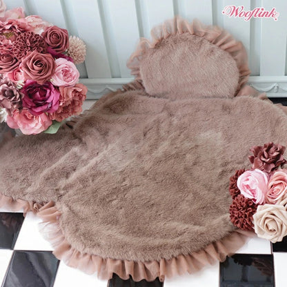 ウーフリンク WOOFLINK TEDDY FLOOR MATTRESS FUR【小型犬 犬用 マット ラグ セレブ】