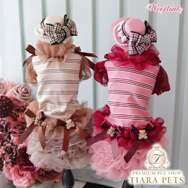 ウーフリンク WOOFLINK FALL IN LOVE BLOUSE【小型犬 犬服 ワンピース ドレス スカート セレブ】