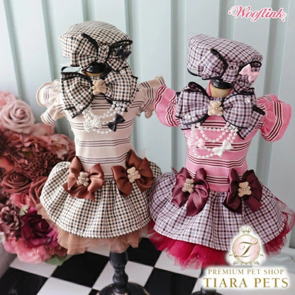 ウーフリンク WOOFLINK FALL IN LOVE DRESS【小型犬 犬服 ワンピース ドレス スカート セレブ】
