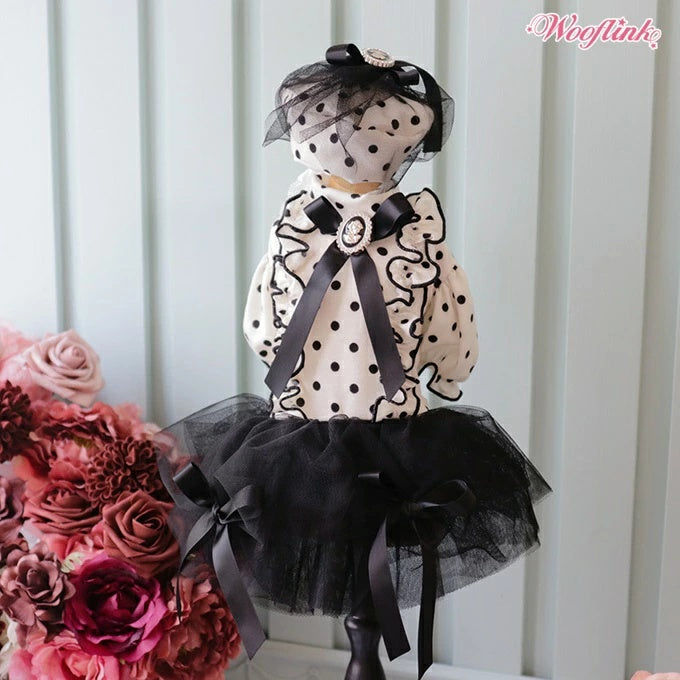 ウーフリンク WOOFLINK AUDREY DRESS【小型犬 犬服 ワンピース ドレス スカート セレブ】