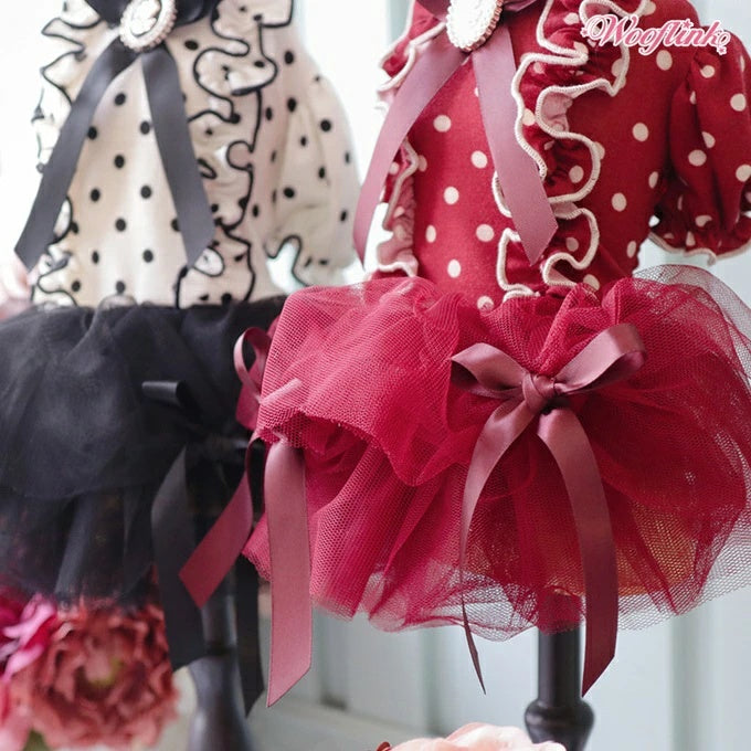 ウーフリンク WOOFLINK AUDREY DRESS【小型犬 犬服 ワンピース ドレス スカート セレブ】