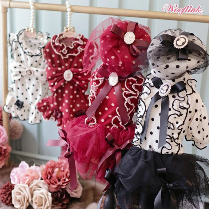 ウーフリンク WOOFLINK AUDREY DRESS【小型犬 犬服 ワンピース ドレス スカート セレブ】