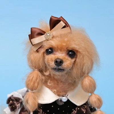 ゴッドピヴァ GODPIVA ビジューベルバレッタ【小型犬 犬用 ヘアアクセサリー バレッタ セレブ】