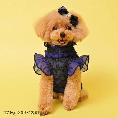 ゴッドピヴァ GODPIVA ハートフリルブラウス【小型犬 犬服 トップス ブラウス シャツ】