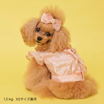 ゴッドピヴァ GODPIVA ハートフリルブラウス【小型犬 犬服 トップス ブラウス シャツ】