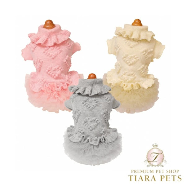 ゴッドピヴァ GODPIVA 2025AW ローゲージニットワンピース【小型犬 犬服 ワンピース ドレス スカート】