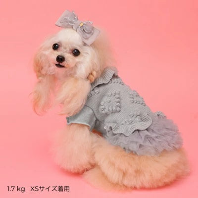 ゴッドピヴァ GODPIVA 2025AW ローゲージニットワンピース【小型犬 犬服 ワンピース ドレス スカート】