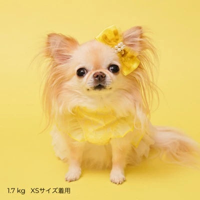 ゴッドピヴァ GODPIVA ハートフリルワンピース【小型犬 犬服 ワンピース ドレス スカート】