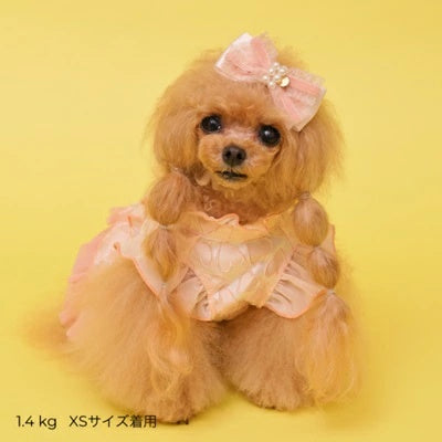 ゴッドピヴァ GODPIVA ハートフリルワンピース【小型犬 犬服 ワンピース ドレス スカート】