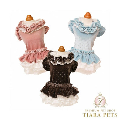 ゴッドピヴァ GODPIVA ドットプリマワンピース【小型犬 犬服 ワンピース ドレス スカート】