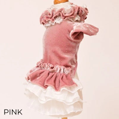 ゴッドピヴァ GODPIVA ドットプリマワンピース【小型犬 犬服 ワンピース ドレス スカート】