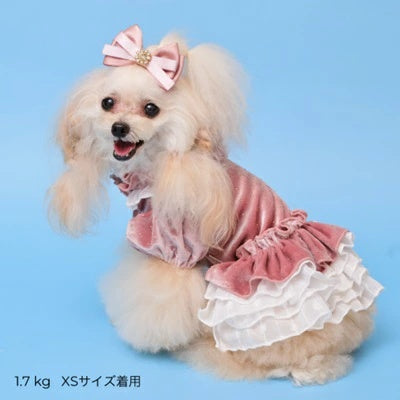 ゴッドピヴァ GODPIVA ドットプリマワンピース【小型犬 犬服 ワンピース ドレス スカート】