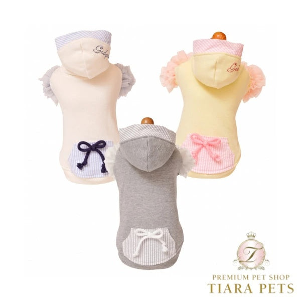 ゴッドピヴァ GODPIVA★再生産★バレエピクニックパーカー【小型犬 犬服 トップス パーカー スウェット トレーナー】
