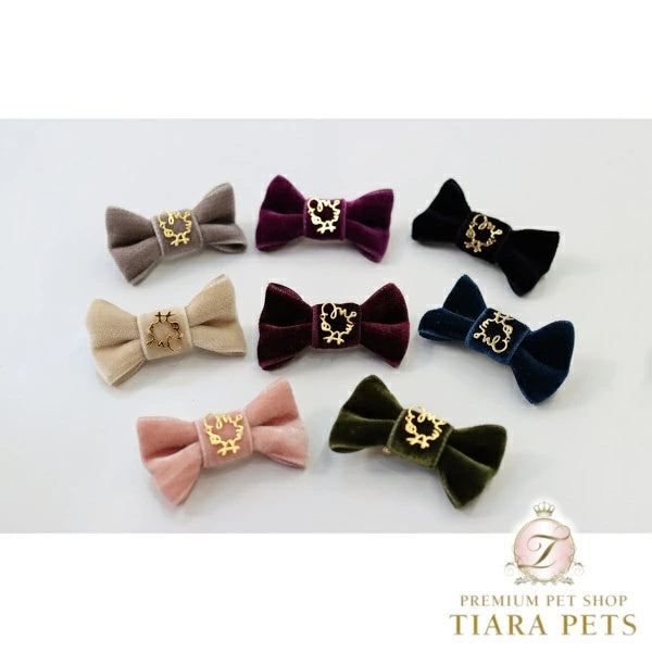 ミムット mimtto Barrette Velour【小型犬 犬用 ヘアアクセサリー バレッタ セレブ】