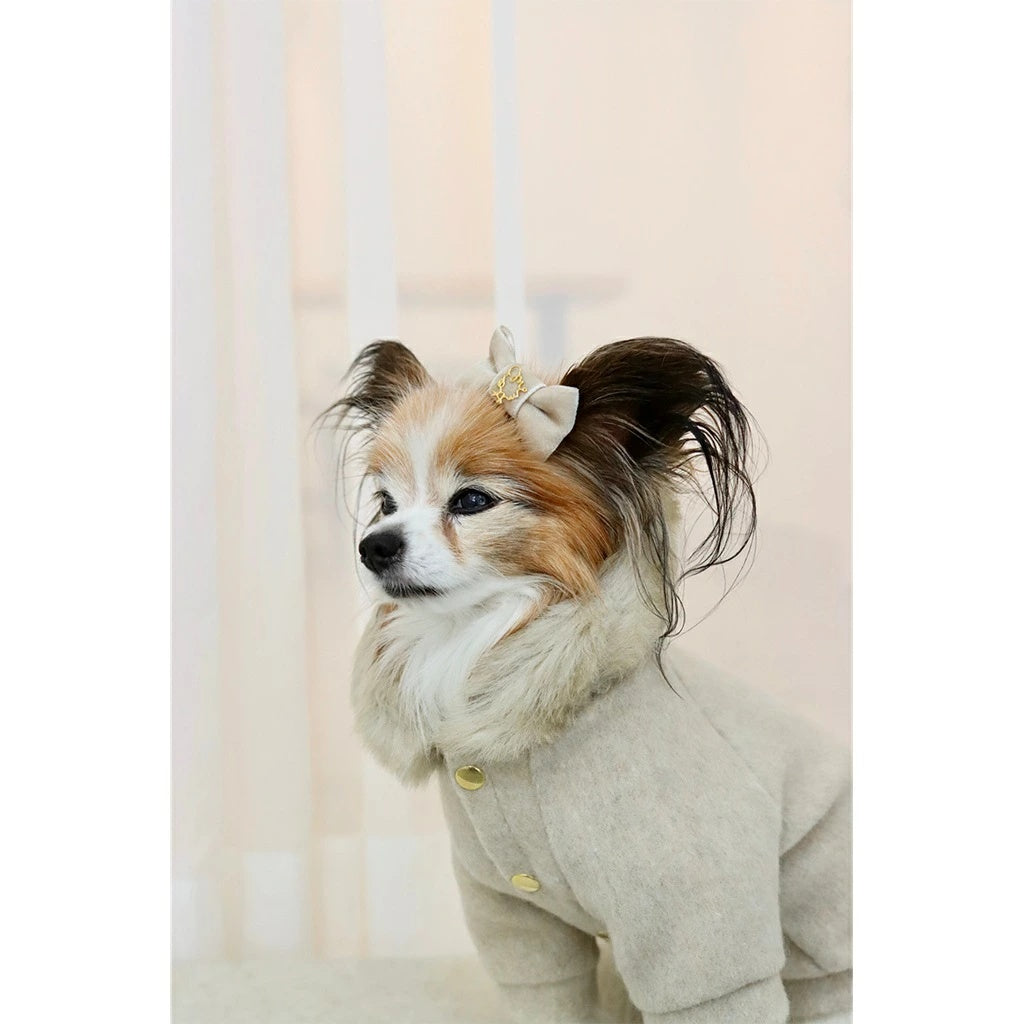 ミムット mimtto Barrette Velour【小型犬 犬用 ヘアアクセサリー バレッタ セレブ】