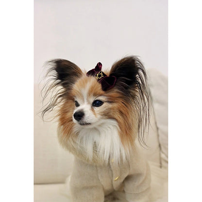 ミムット mimtto Barrette Velour【小型犬 犬用 ヘアアクセサリー バレッタ セレブ】