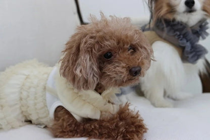 ミムット mimtto Tulle scarf【小型犬 犬用 アクセサリー スカーフ マフラー ストール セレブ】