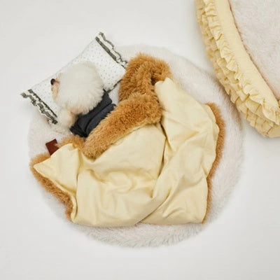 ルイスドッグ louisdog Anywhere Fur Rug/Blanc【小型犬 犬用 ラグ マット セレブ】