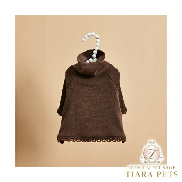 ルイスドッグ louisdog Cocoa Brown Highneck【小型犬 犬服 トップス ハイネック セレブ】