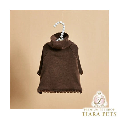 ルイスドッグ louisdog Cocoa Brown Highneck【小型犬 犬服 トップス ハイネック セレブ】