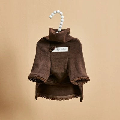 ルイスドッグ louisdog Cocoa Brown Highneck【小型犬 犬服 トップス ハイネック セレブ】