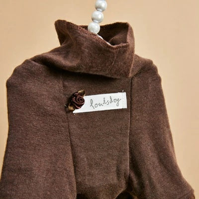 ルイスドッグ louisdog Cocoa Brown Highneck【小型犬 犬服 トップス ハイネック セレブ】