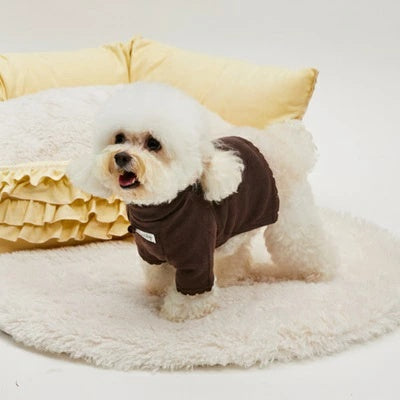 ルイスドッグ louisdog Cocoa Brown Highneck【小型犬 犬服 トップス ハイネック セレブ】