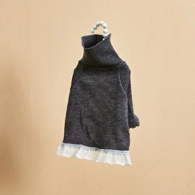 ルイスドッグ louisdog Grey Whisper Highneck【小型犬 犬服 トップス ハイネック セレブ】