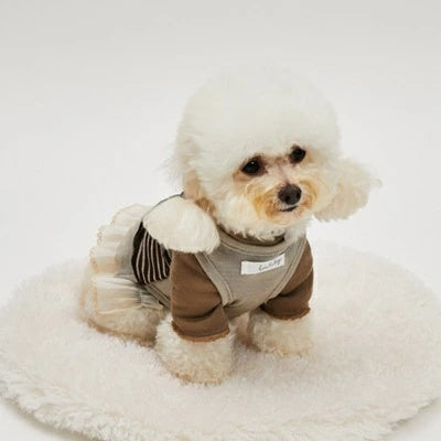 ルイスドッグ louisdog Layered Whisper【小型犬 犬服 トップス タンクトップ レイヤード セレブ】