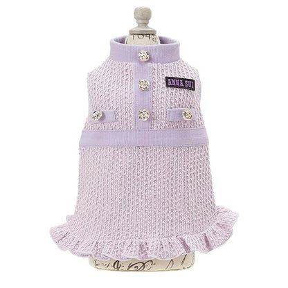 アナ スイ ANNA SUI ツイード風ニットワンピース【小型犬 犬服 ワンピース ドレス スカート セレブ】