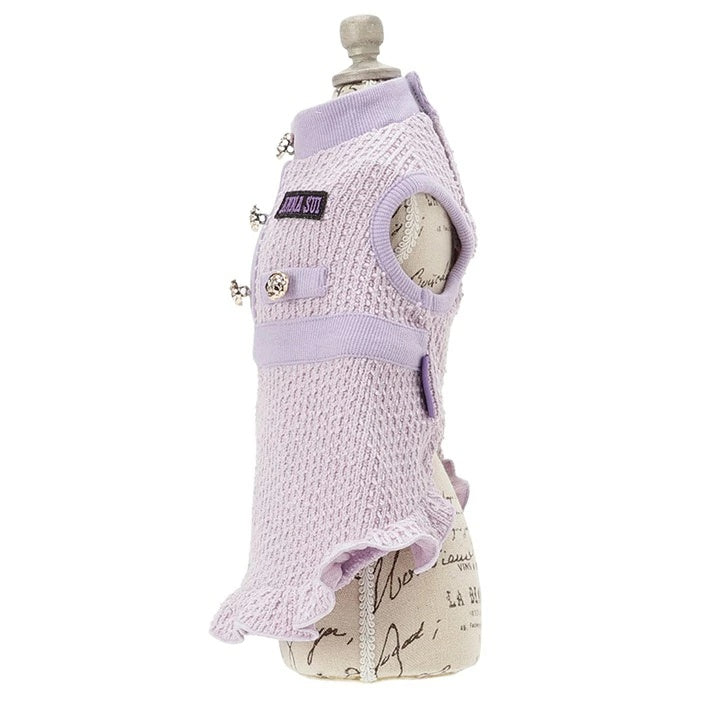 アナ スイ ANNA SUI ツイード風ニットワンピース【小型犬 犬服 ワンピース ドレス スカート セレブ】
