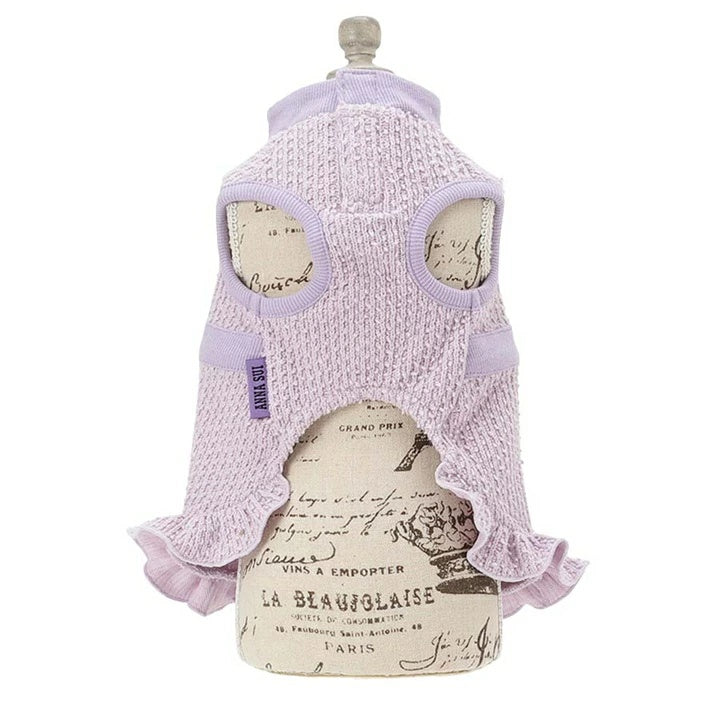 アナ スイ ANNA SUI ツイード風ニットワンピース【小型犬 犬服 ワンピース ドレス スカート セレブ】