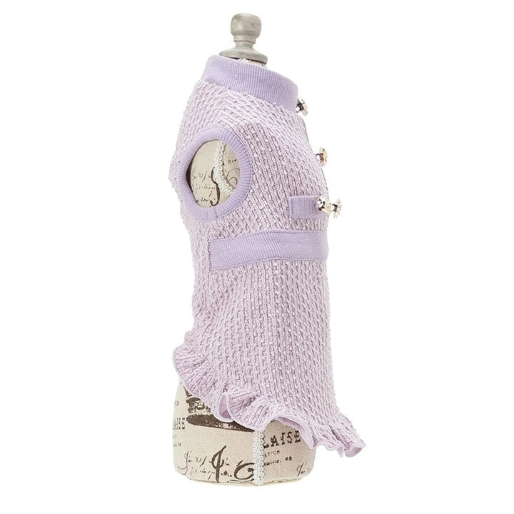 アナ スイ ANNA SUI ツイード風ニットワンピース【小型犬 犬服 ワンピース ドレス スカート セレブ】