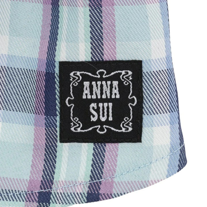アナ スイ ANNA SUI リボンチャーム付きチェック柄ワンピース【小型犬 犬服 ワンピース ドレス スカート セレブ】