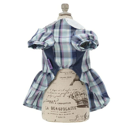 アナ スイ ANNA SUI リボンチャーム付きチェック柄ワンピース【小型犬 犬服 ワンピース ドレス スカート セレブ】
