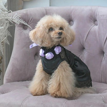 アナ スイ ANNA SUI バラデザインヘッドドレス【小型犬 犬用 ヘアアクセサリー ヘッドドレス セレブ】