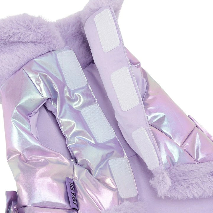 アナ スイ ANNA SUI リボン付きリアルダウンベスト【小型犬 犬服 アウター ダウン ベスト セレブ】