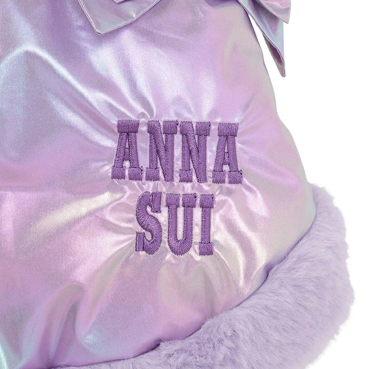 アナ スイ ANNA SUI リボン付きリアルダウンベスト【小型犬 犬服 アウター ダウン ベスト セレブ】