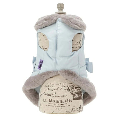 アナ スイ ANNA SUI リボン付きリアルダウンベスト【小型犬 犬服 アウター ダウン ベスト セレブ】