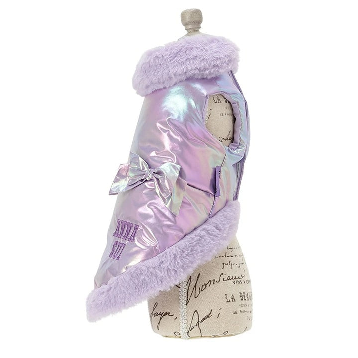 アナ スイ ANNA SUI リボン付きリアルダウンベスト【小型犬 犬服 アウター ダウン ベスト セレブ】