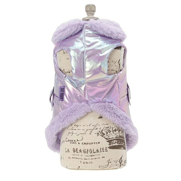 アナ スイ ANNA SUI リボン付きリアルダウンベスト【小型犬 犬服 アウター ダウン ベスト セレブ】