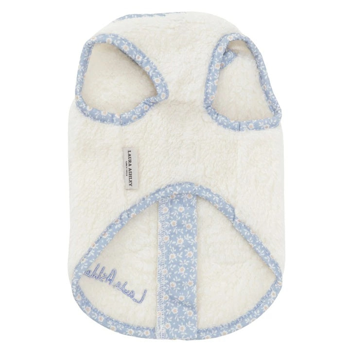 ローラアシュレイ LAURA ASHLEY パイピングフリース【小型犬 犬服 ウエア ルームウェア 部屋着 パジャマ セレブ】