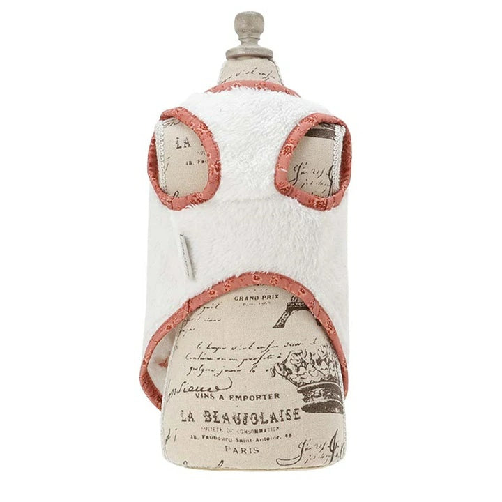 ローラアシュレイ LAURA ASHLEY パイピングフリース【小型犬 犬服 ウエア ルームウェア 部屋着 パジャマ セレブ】