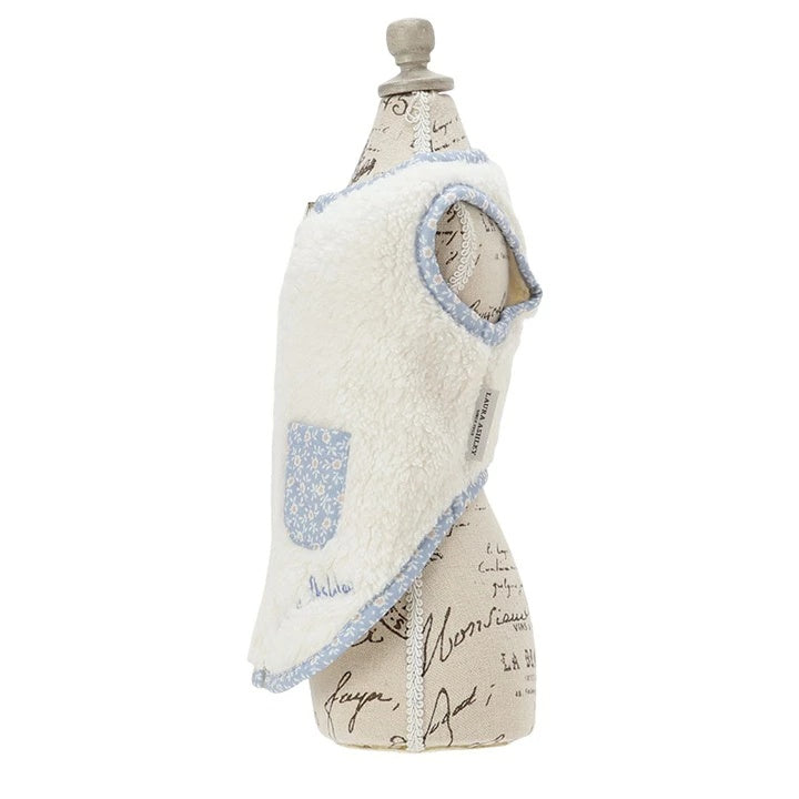 ローラアシュレイ LAURA ASHLEY パイピングフリース【小型犬 犬服 ウエア ルームウェア 部屋着 パジャマ セレブ】