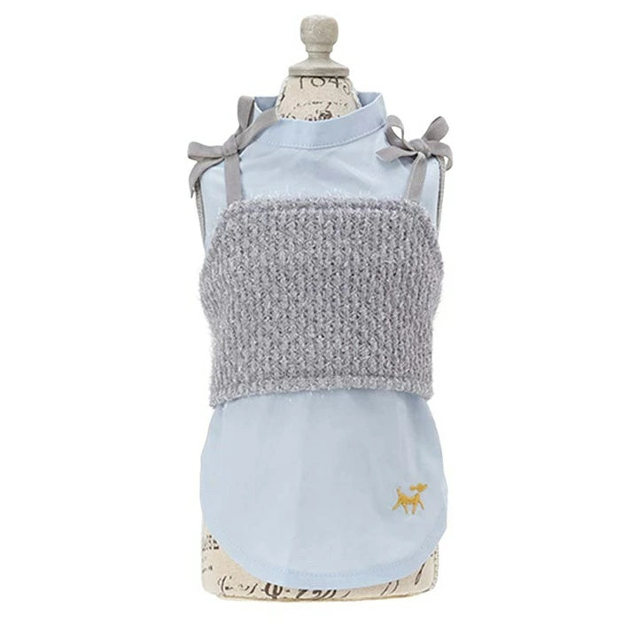 ロペピクニック ROPE PICNIC ラメニットドッキングワンピース【小型犬 犬服 ウエア ワンピース ドレス スカート セレブ】