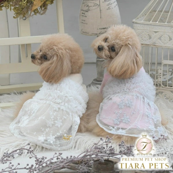 ロペピクニック ROPE PICNIC ドッキングチュールワンピース【小型犬 犬服 ウエア ワンピース ドレス スカート セレブ】