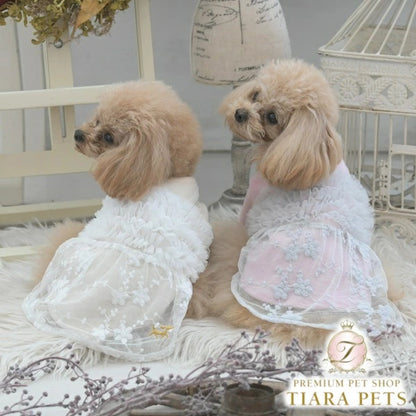 ロペピクニック ROPE PICNIC ドッキングチュールワンピース【小型犬 犬服 ウエア ワンピース ドレス スカート セレブ】