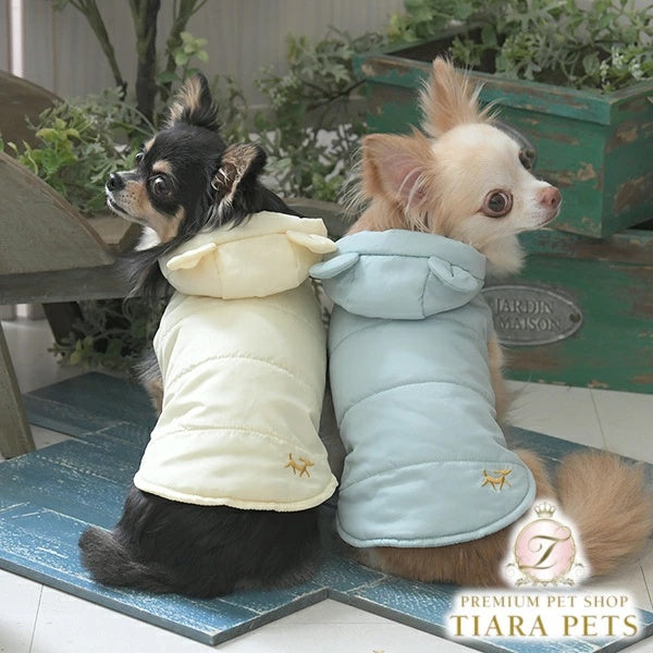 ロペピクニック ROPE PICNIC クマ耳中綿ベスト【小型犬 犬服 アウター ジャケット ベスト セレブ】