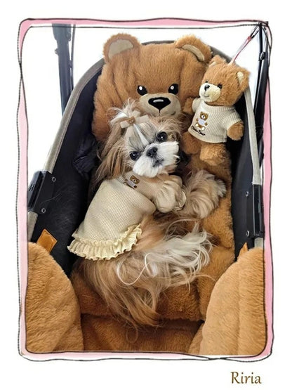 サーカスサーカス circus circus ★先行予約10月中〜下旬★Toy Bear Doll Charm(CCZ-0068)【小型犬 犬用 オーナー用 ぬいぐるみ アクセサリー ストラップ】